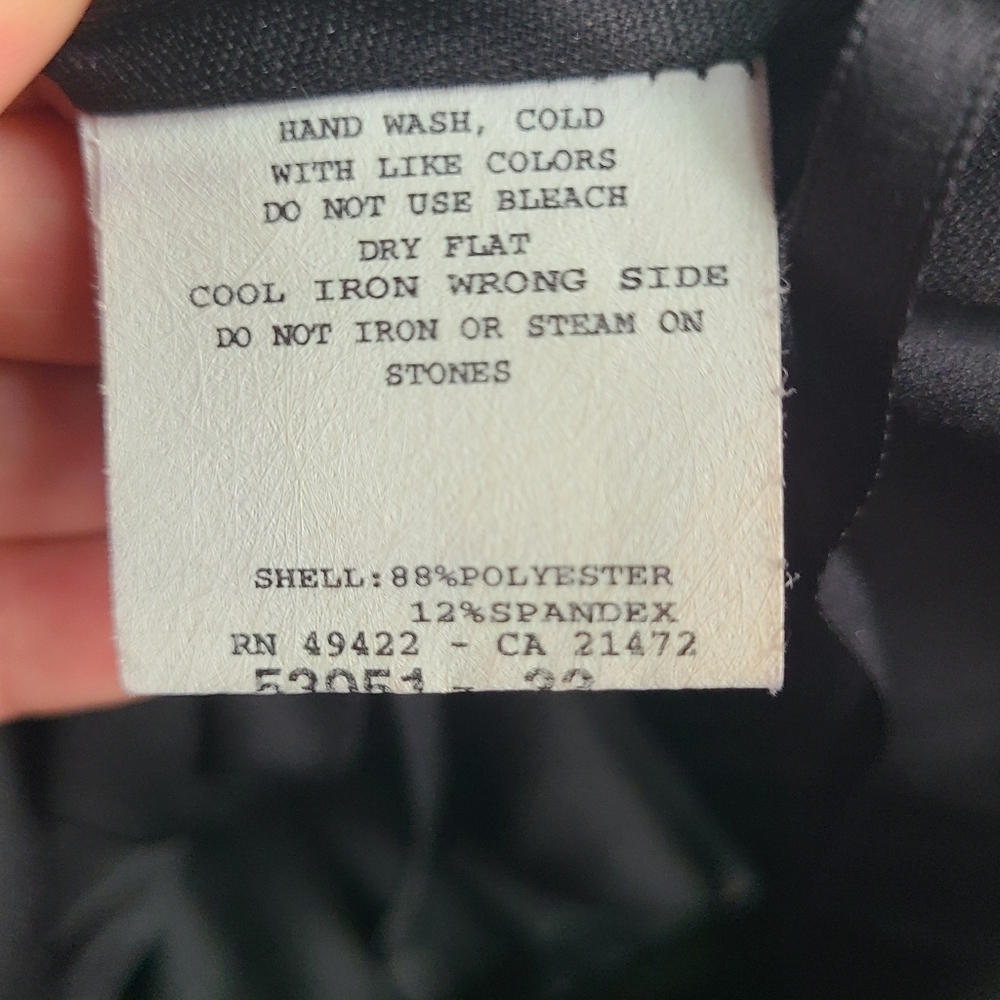 JESSICA MCCLINTOCK Spaghetti Strsps Mini metalic dress - Picture 9 of 11